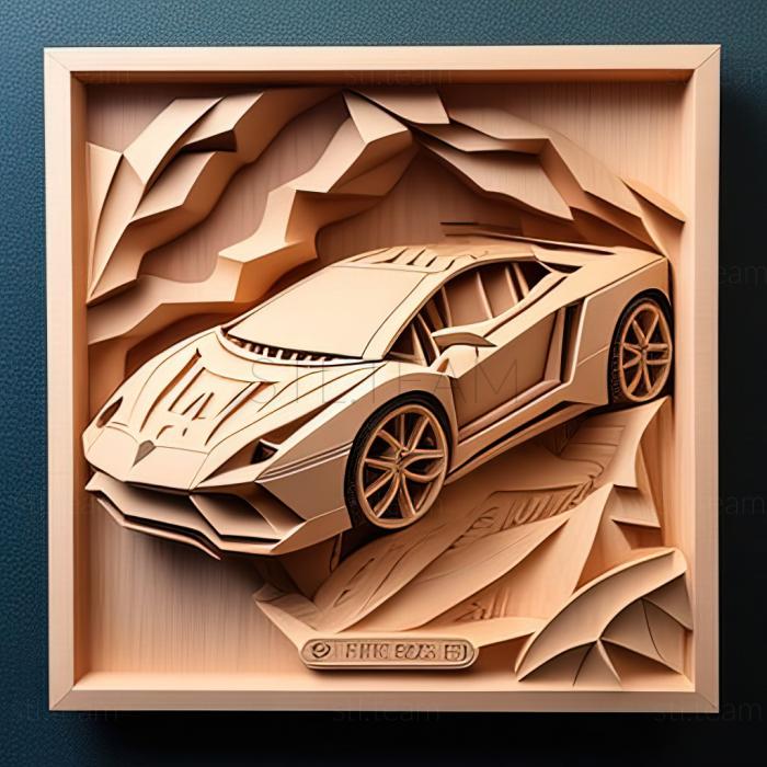 3D модель Lamborghini Cal (STL)